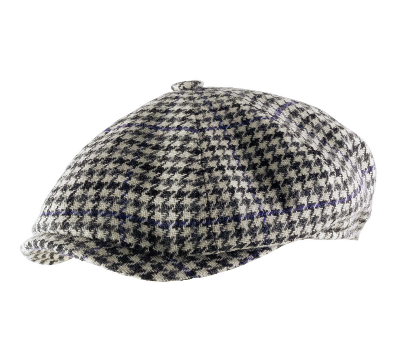 Casquette béret pied de poule