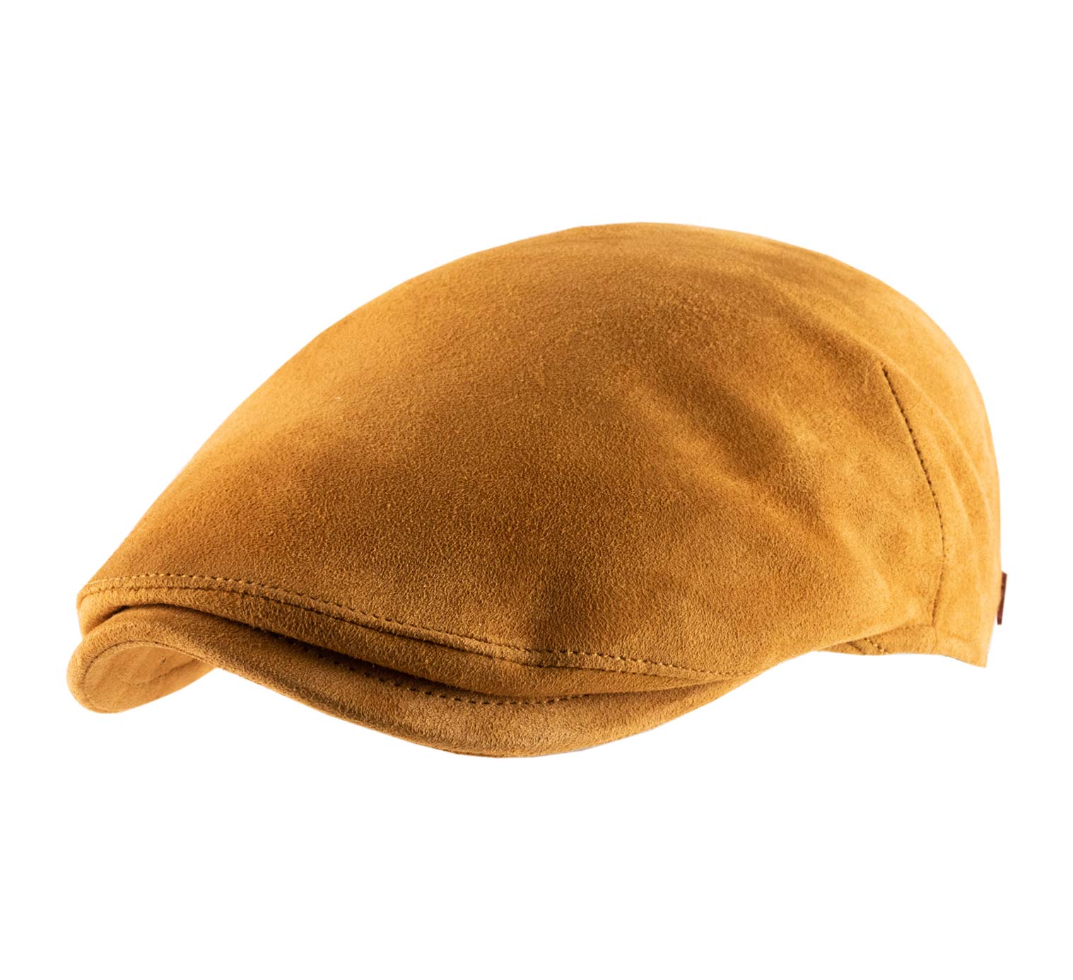 Casquette beret cuir fin