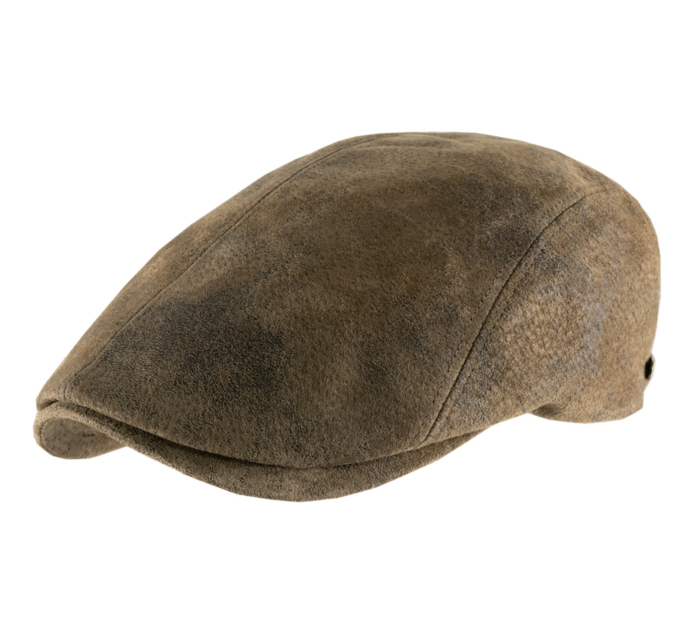 Casquette béret en cuir