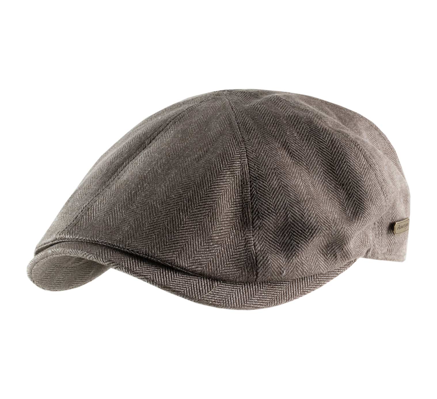 Casquette béret en lin