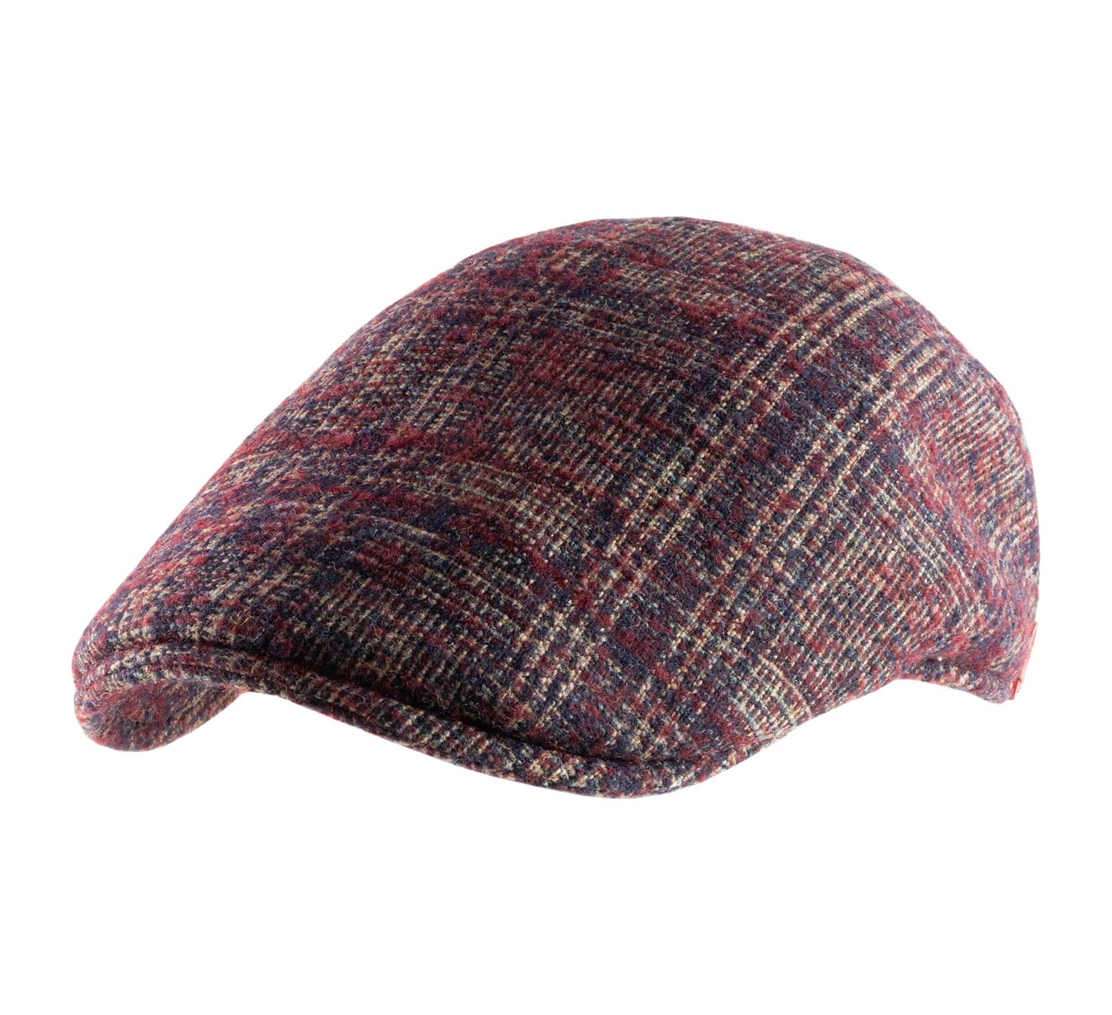 casquette élégante carreaux