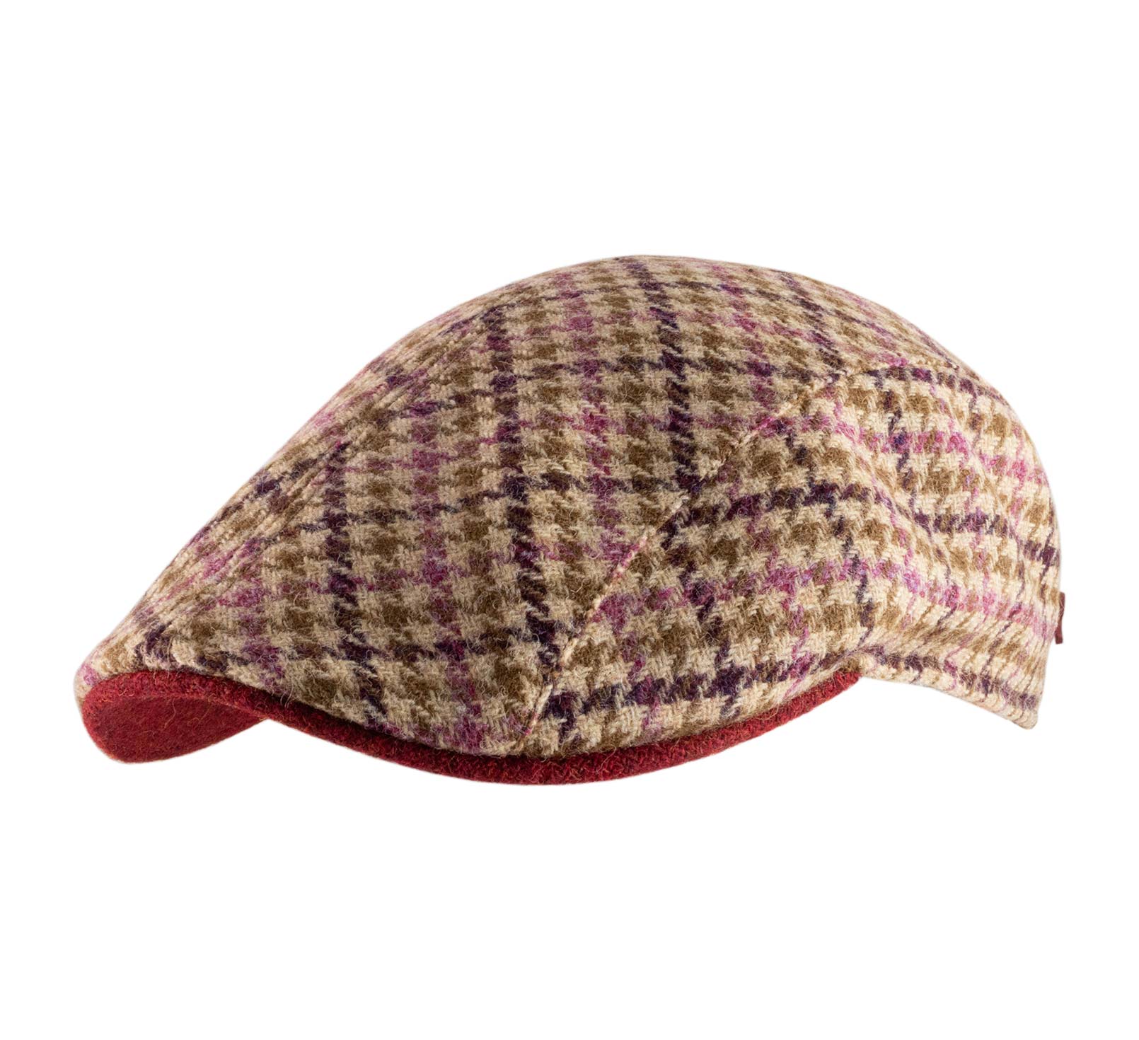 casquette laine tweed