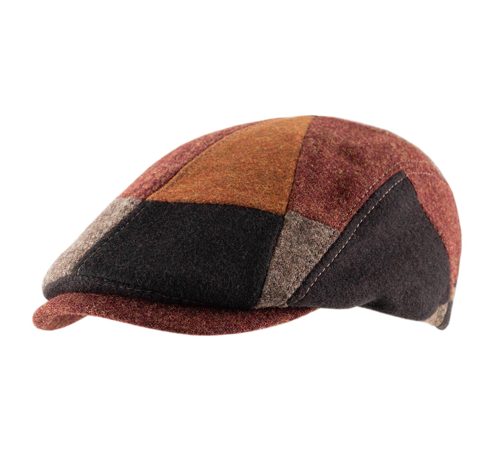 casquette patchwork laine