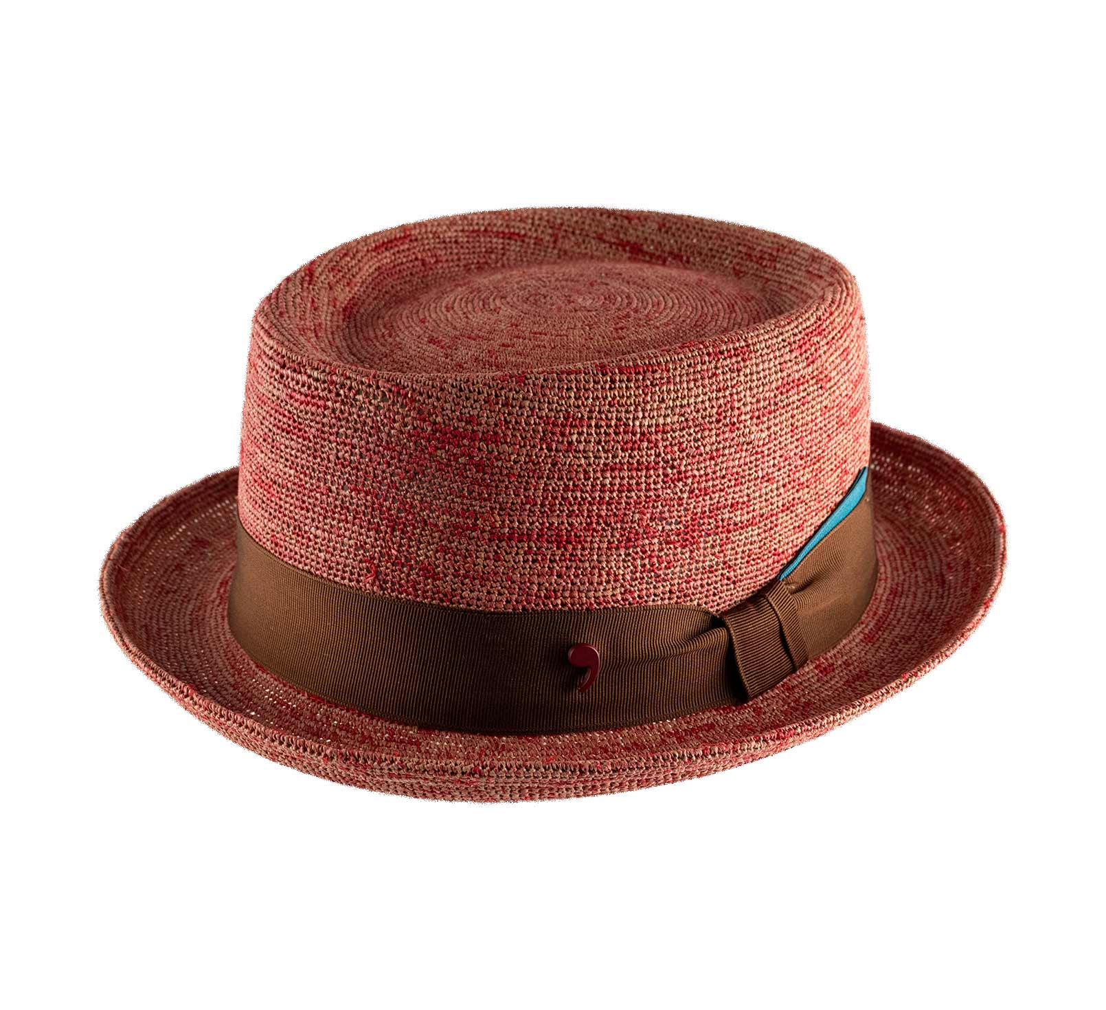 chapeau porkpie raphia