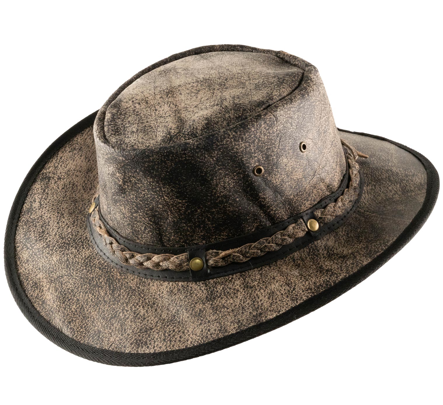 chapeau cuir australien