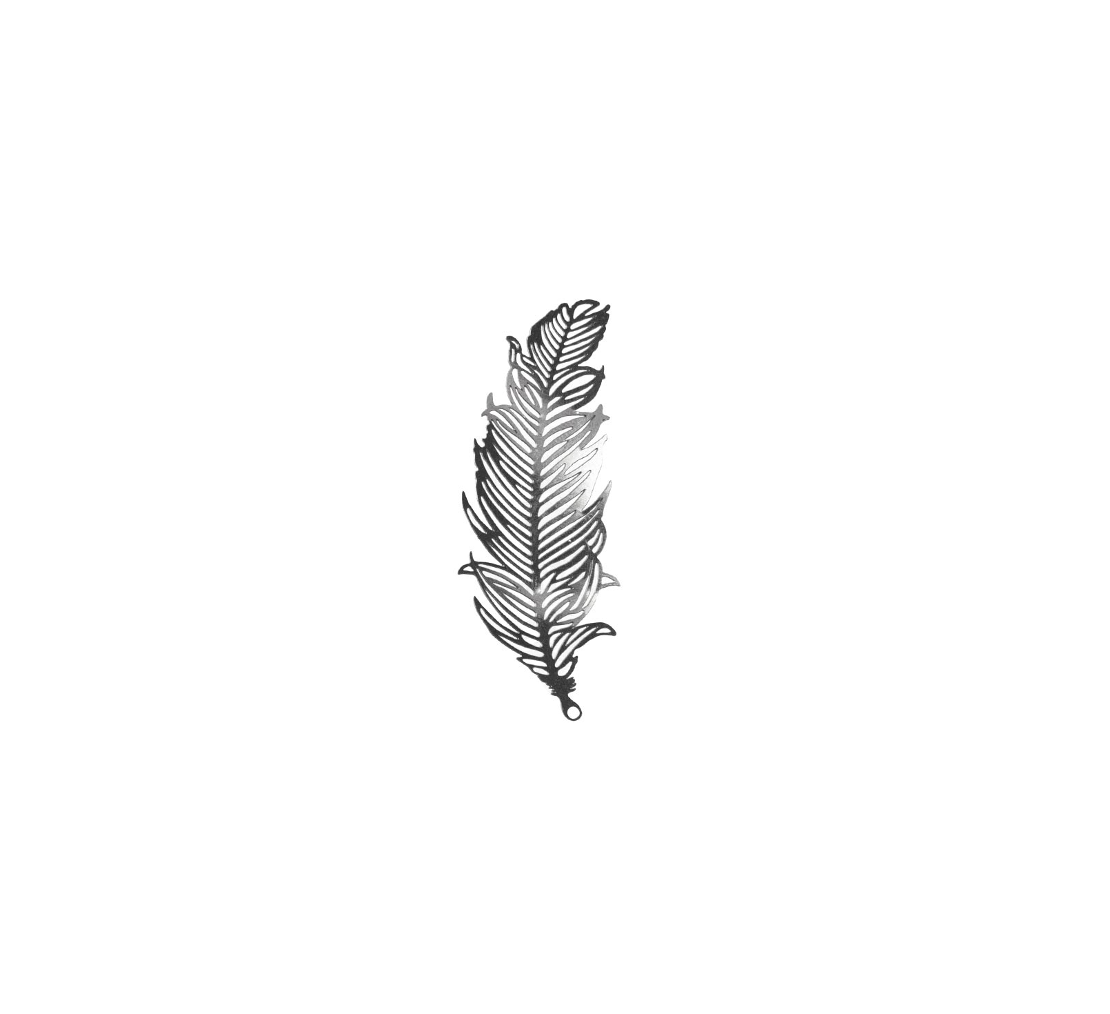 Plume en métal