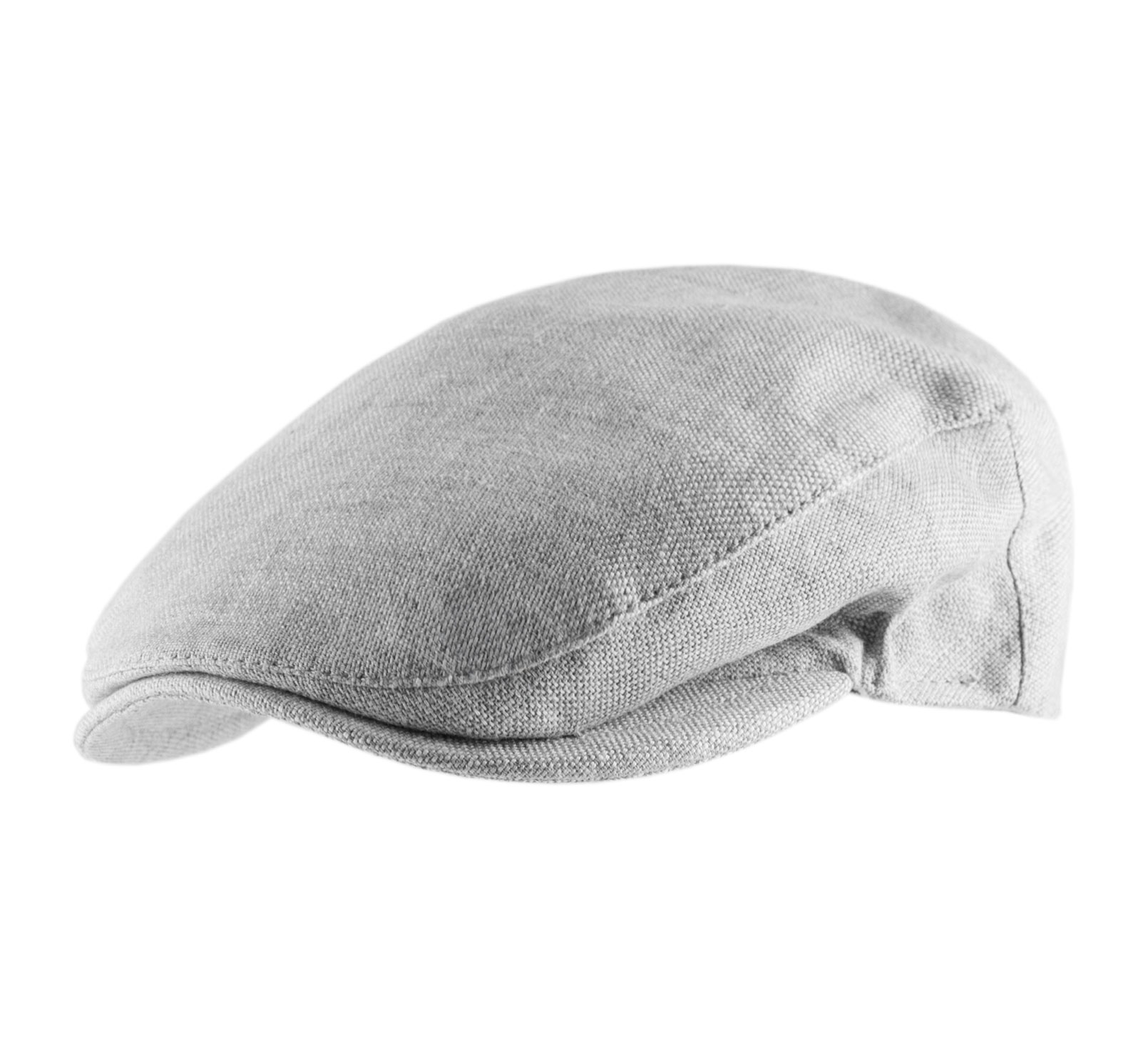 Casquette plate en lin