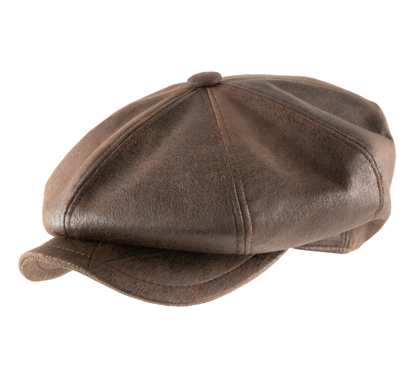 Casquette gavroche cuir