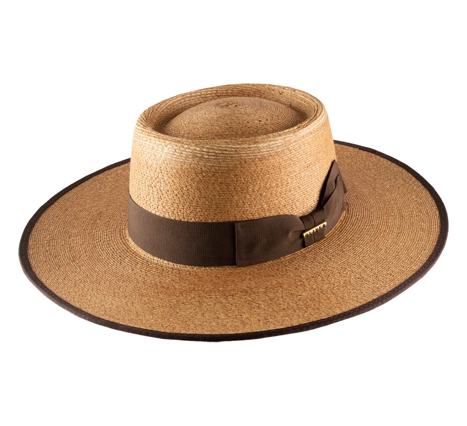 Chapeau gambler paille