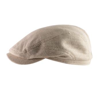 casquette plate coton lin Driver Heavy Twill