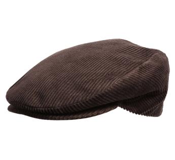 Casquette plate velour Baron