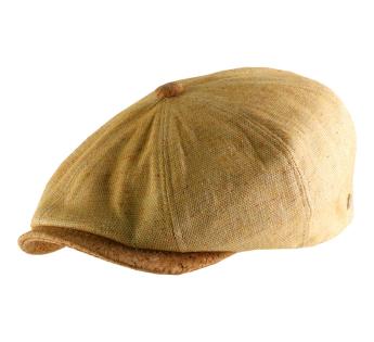 Casquette Gavroche en lin Girasole