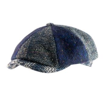 casquette patchwork laine Kioto Zaffiro