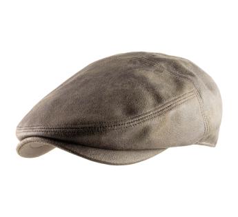 Casquette plate imitation cuir Derbisson