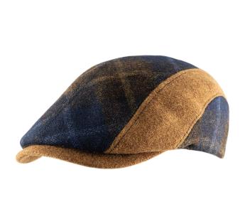 Casquette plate patchwork Damien