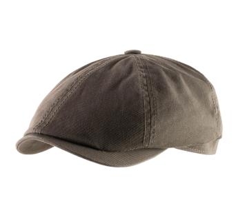 Cotton Twill Flat Cap Stetson