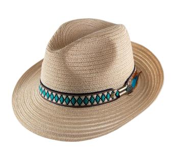 chapeau trilby paille abaca Paul