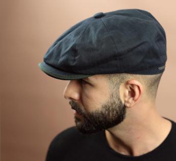 casquette gavroche Stetson Herringbone Hatteras Cotton Herringbone