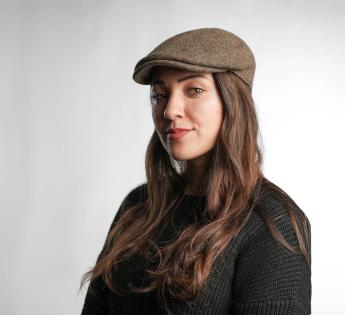 casquette plate brodée Morgan