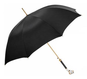Parapluie homme luxe Boxer Blanc