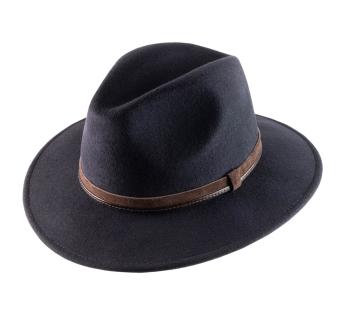 Chapeau western femme vintage en cuir • Créations Chapeaux