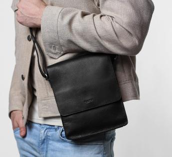 sacoche bandoulière cuir Silhouette