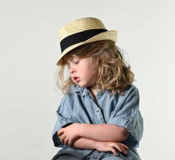 Chapeau paille enfant Petit Trilby Paille