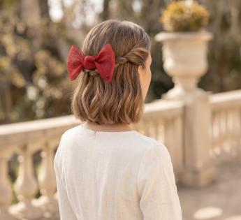 barette noeud cheveux Mia