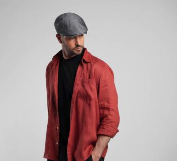 casquette-béret été Classic Flat Cap Lin