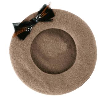 beret femme plume Etcharry