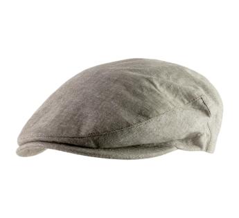 Casquette plate été Double Flatcap Chambray