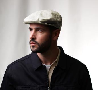 Casquette plate été Double Flatcap Chambray