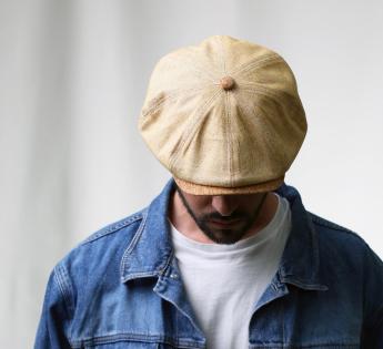 Casquette Gavroche en lin Girasole