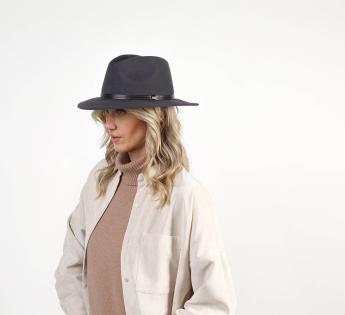 Chapeau traveller chaud Cachemire Leather Belt