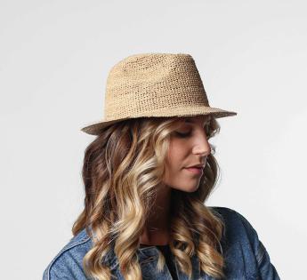 Chapeau paille français Clément Raphia Nude