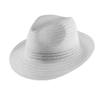 Chapeau paille élégant Trilby Abaca