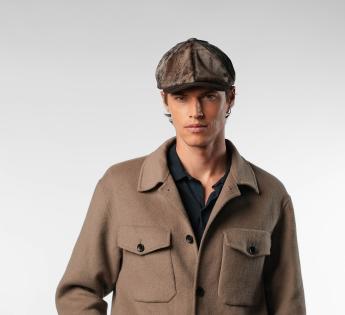 Casquette hair-on leather Napoli 4c