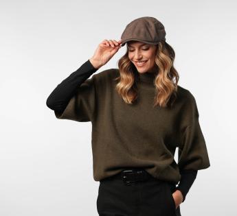 Casquette plate velours Taranto Arona