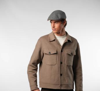 Casquette plate laine Santino