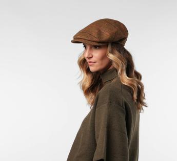 Casquette plate tweed Brivido