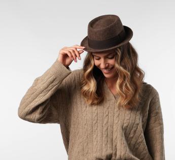 Chapeau Porkpie Noir Classic Porkpie