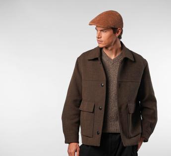 casquette plate velours Maffeo