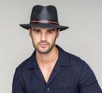 Chapeau panama bleu Stansfield