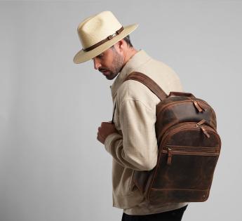 Sac à dos en cuir Le Nomade