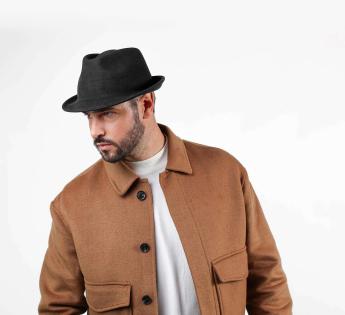 chapeau trilby feutre lapin Lucas Luxe