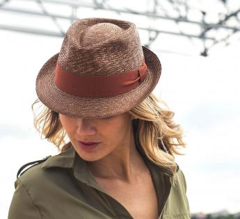 chapeau paille Trilby Classic trilby paille Fino Trilby Paille